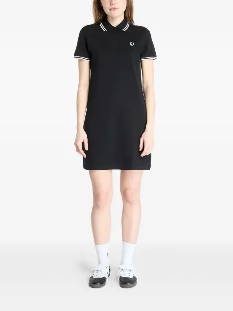 Fred Perry polo-collar mini dress