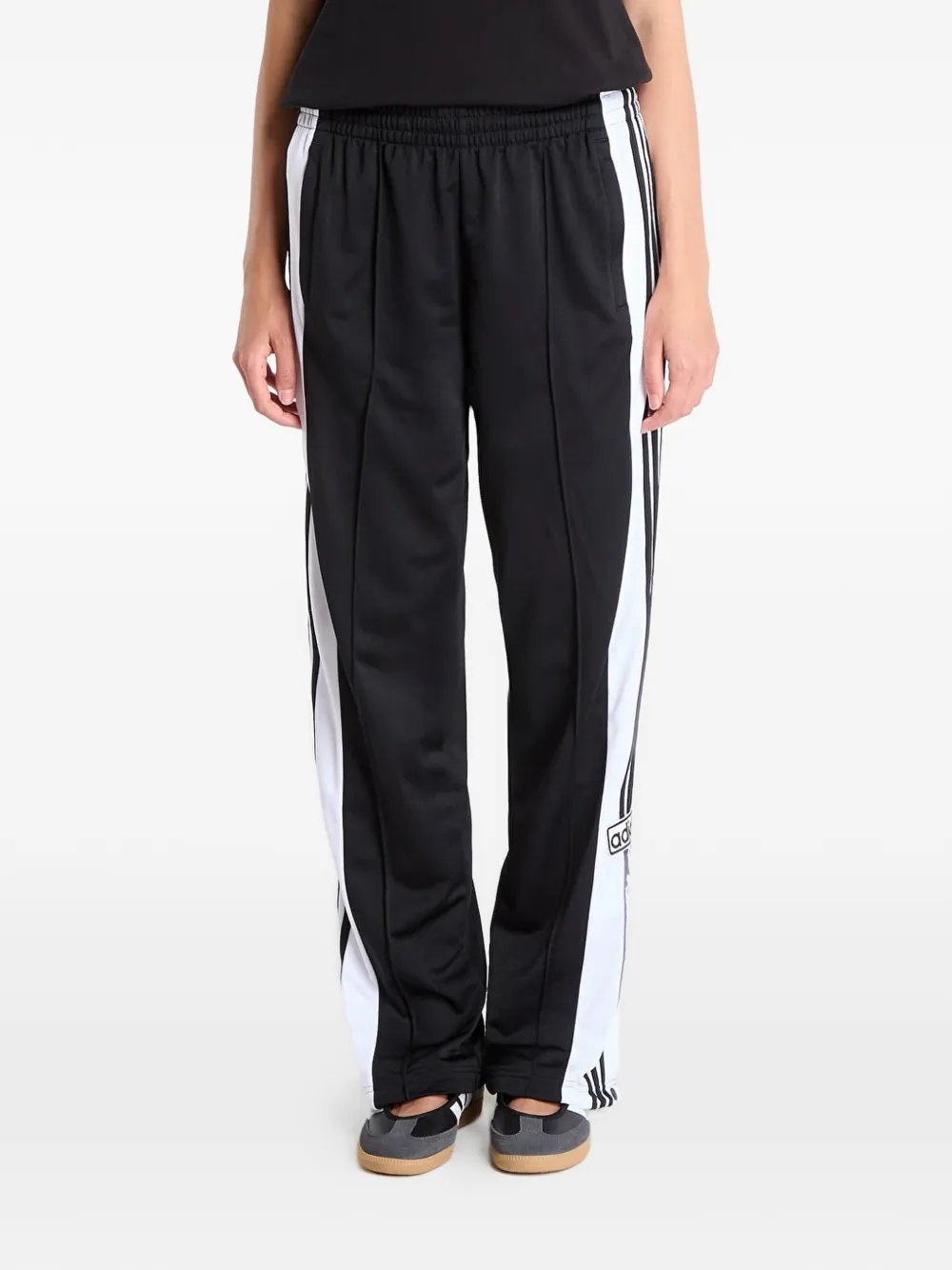 adidas side-stripe track pants - Nero