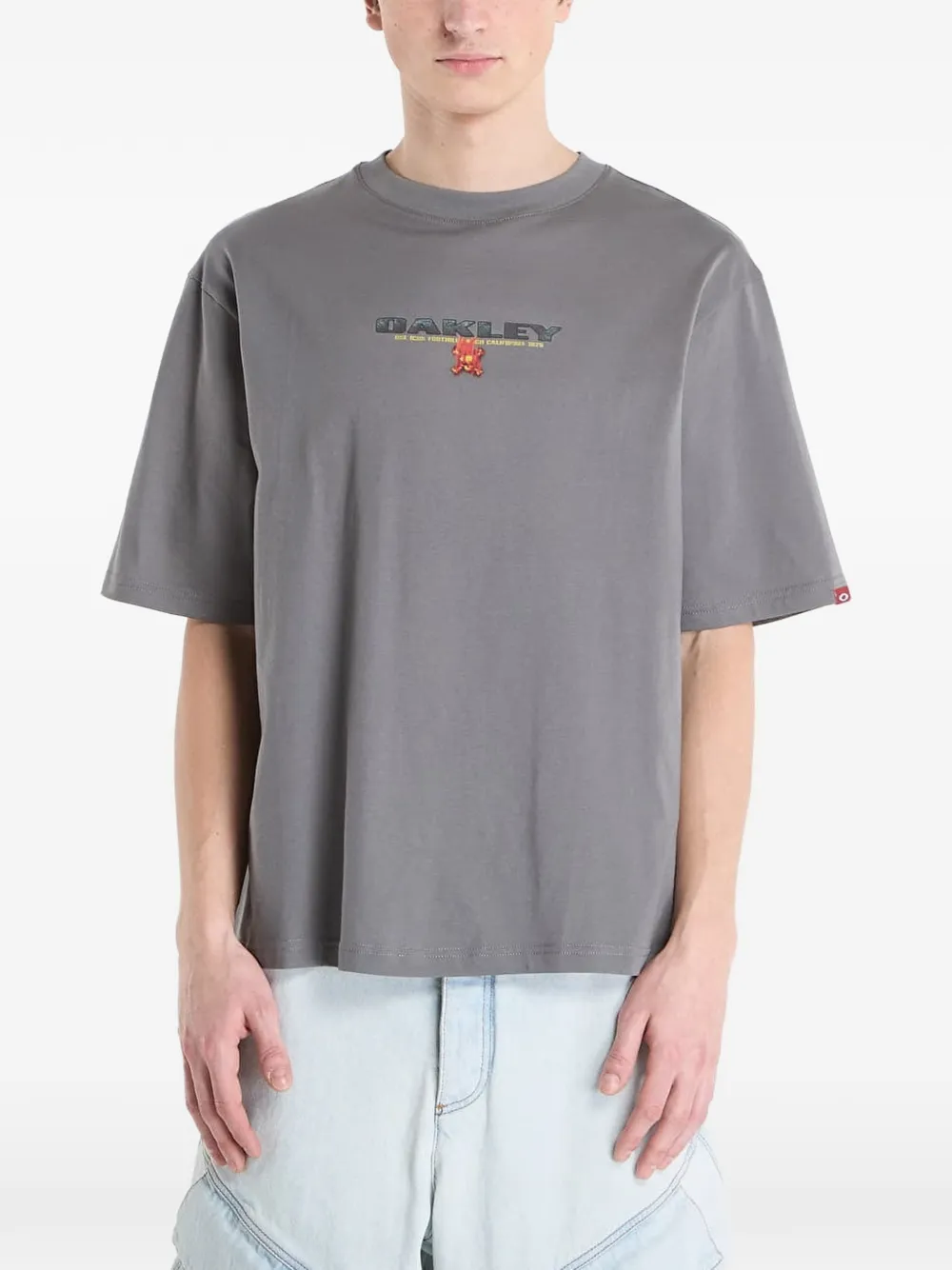Oakley T-shirt con stampa - Grigio