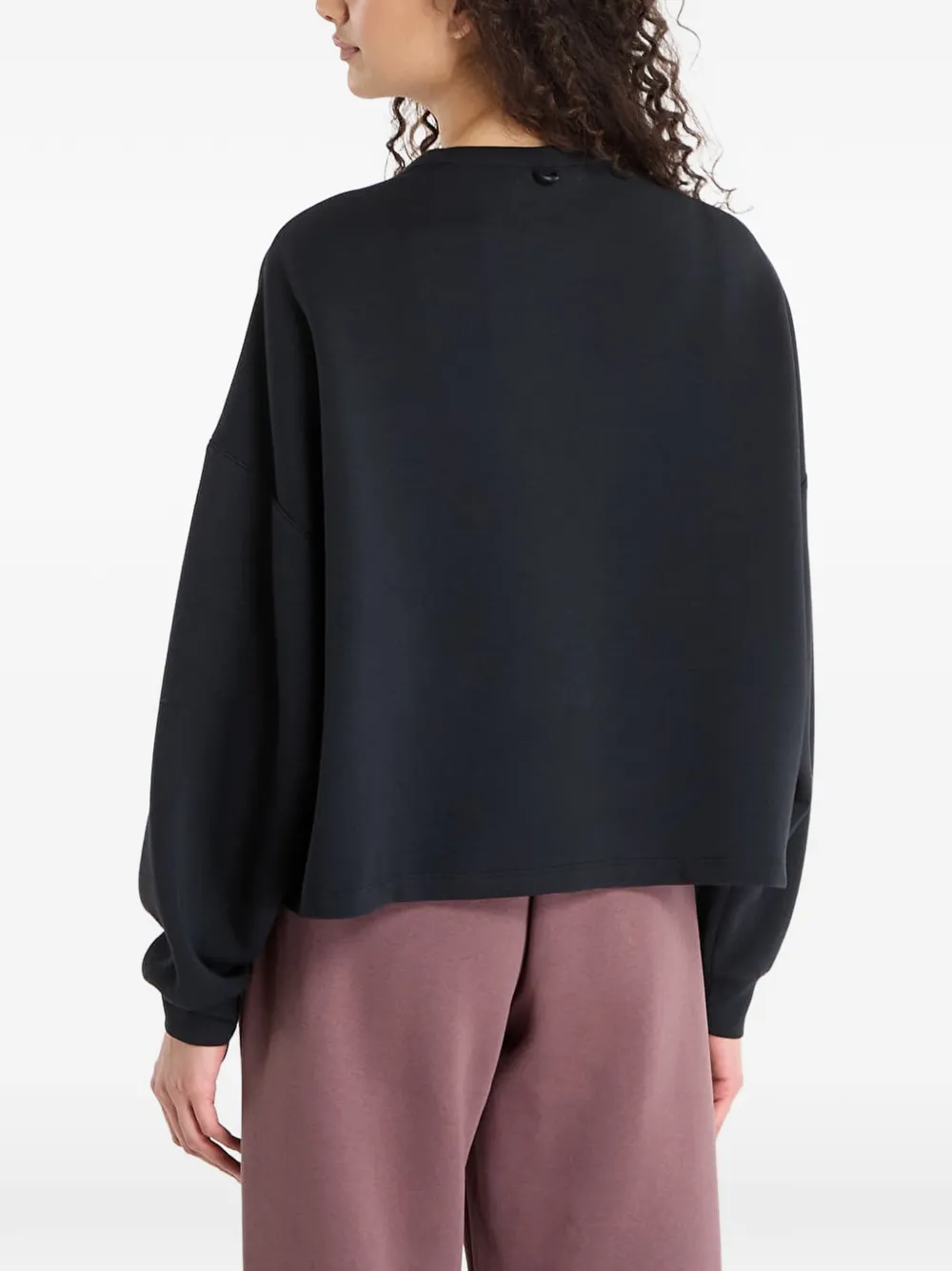 Nike Sweater met ronde hals Zwart