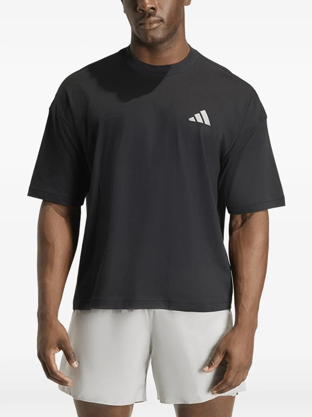 adidas logo-graphic T-shirt - Nero