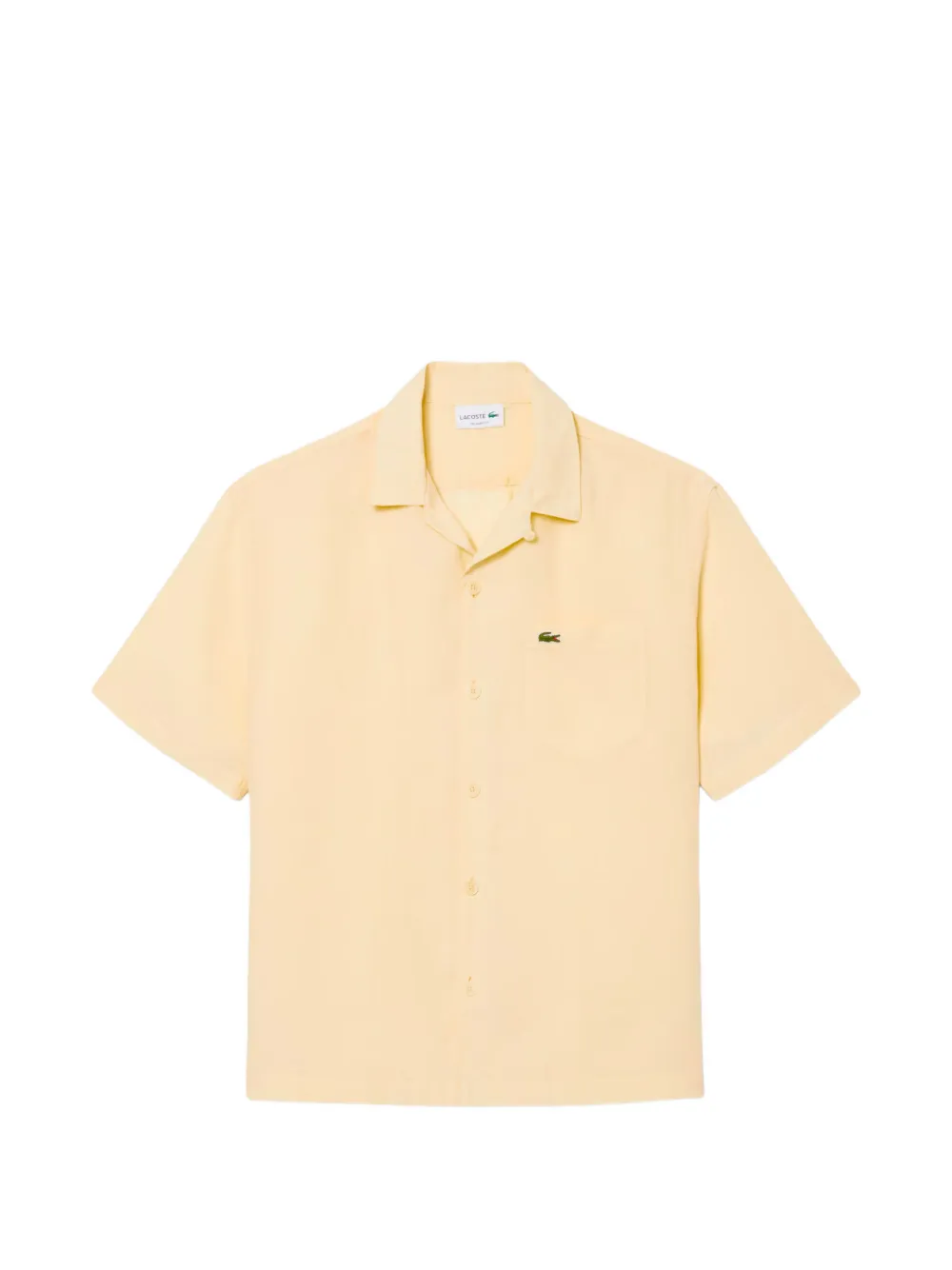 Lacoste pocket short-sleeve shirt - Giallo