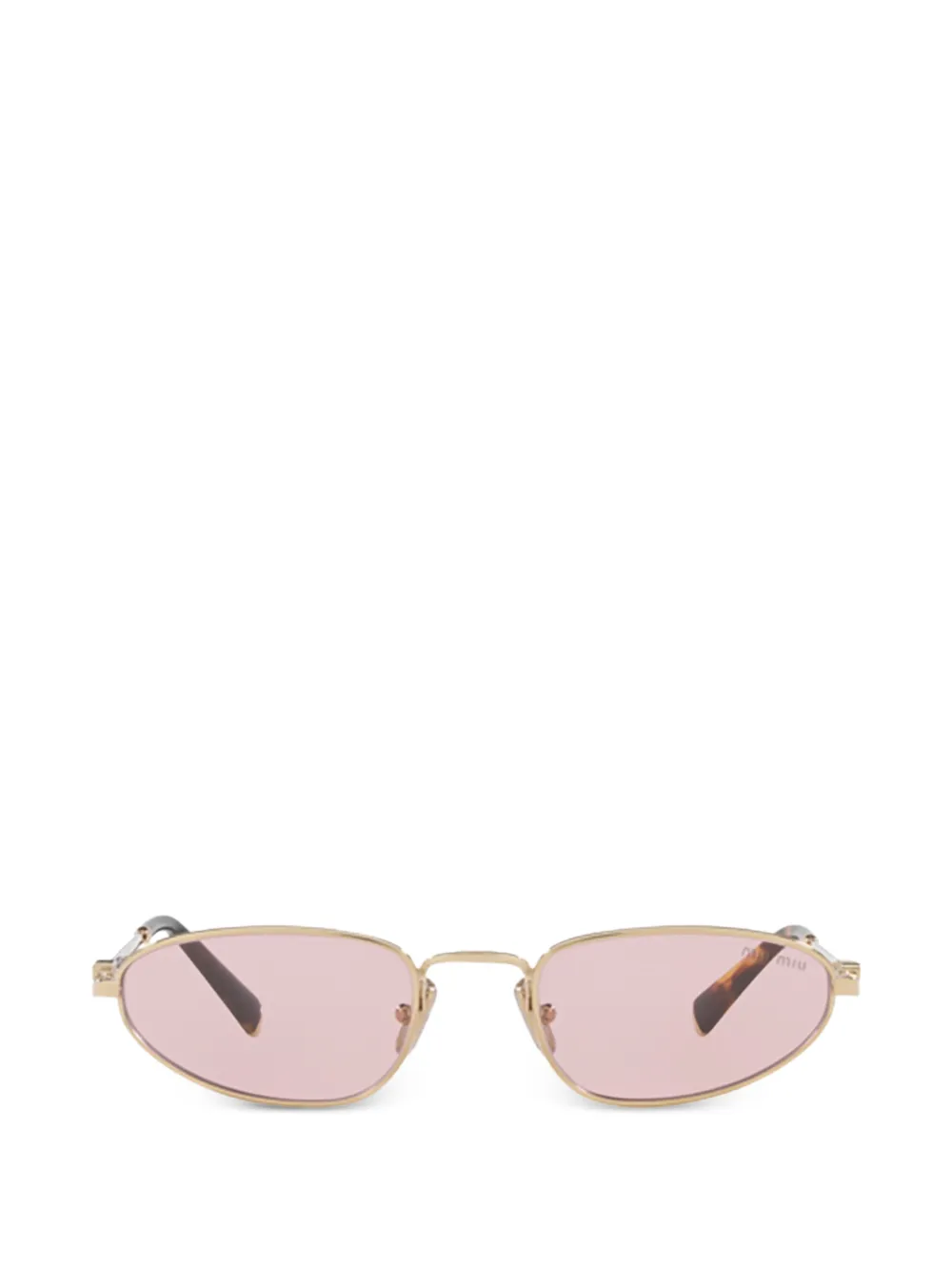 Miu Miu Eyewear oval-frame sunglasses - Oro