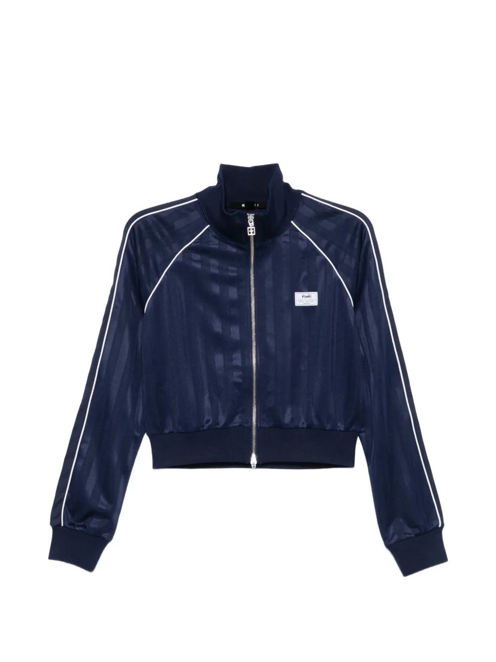 Ksubi striped cropped sweatshirt - Blu