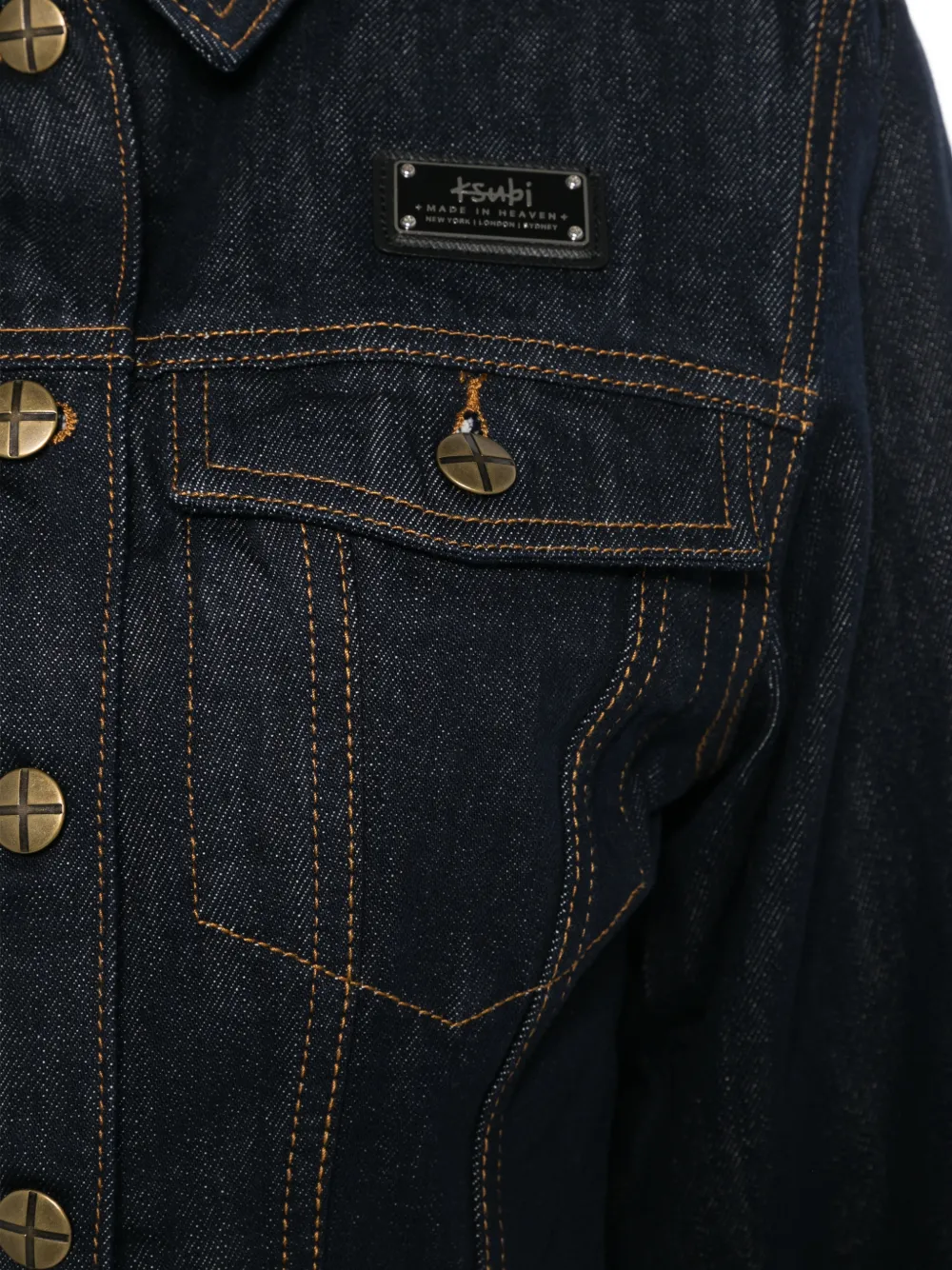  Ksubi Button-up Denim Dress - Blue 