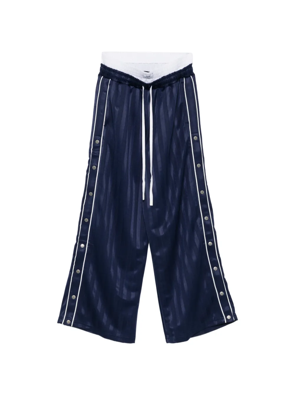 Ksubi button-detail track pants - Blu