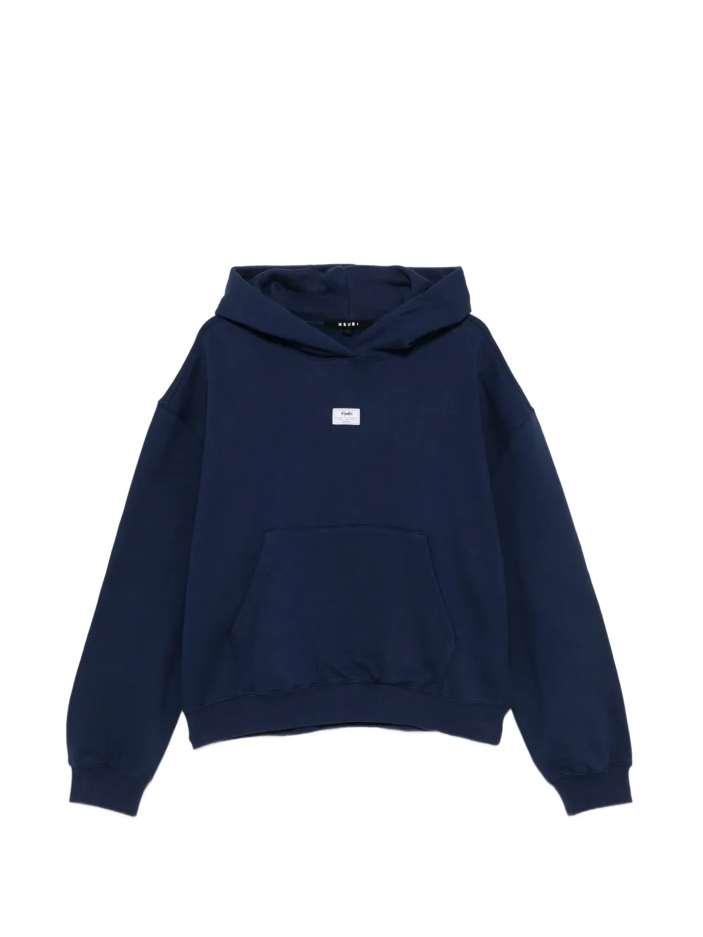 Ksubi kangaroo-pocket hoodie - Blu
