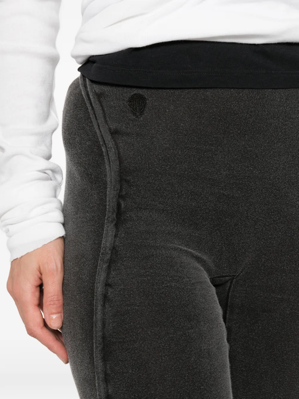 Ottolinger Legging met bewerkte heup Grijs