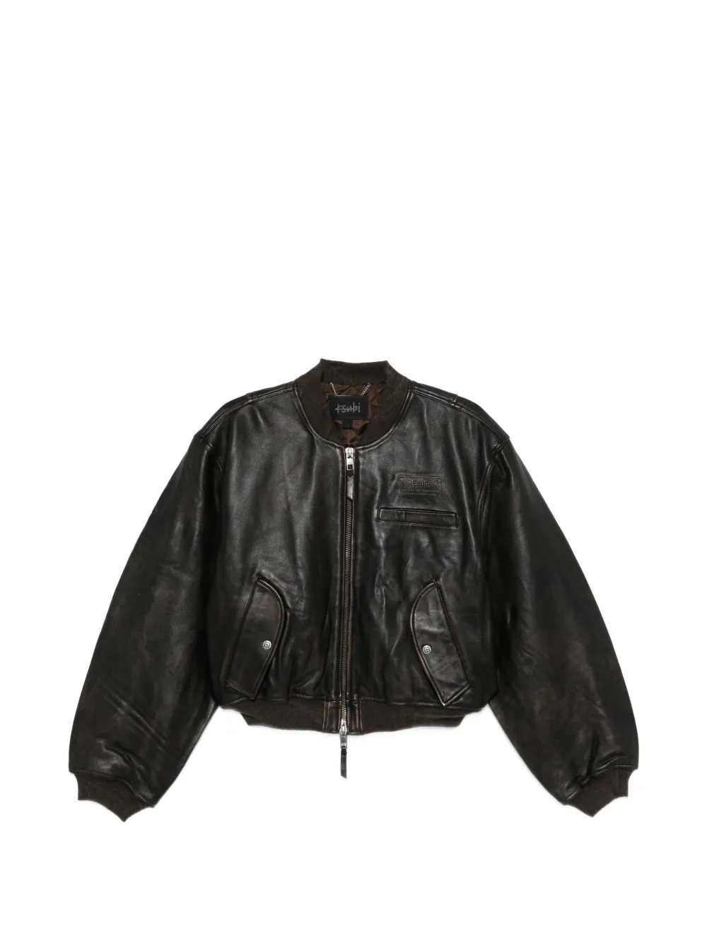 Ksubi cropped bomber jacket - Nero