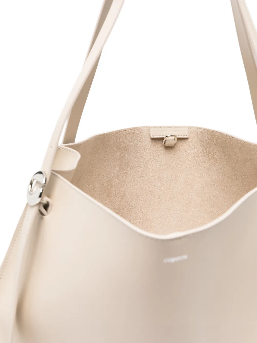 Coperni Shopper met ceintuur Beige
