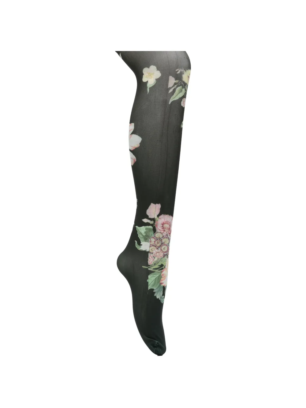 Open YY floral tights - Verde