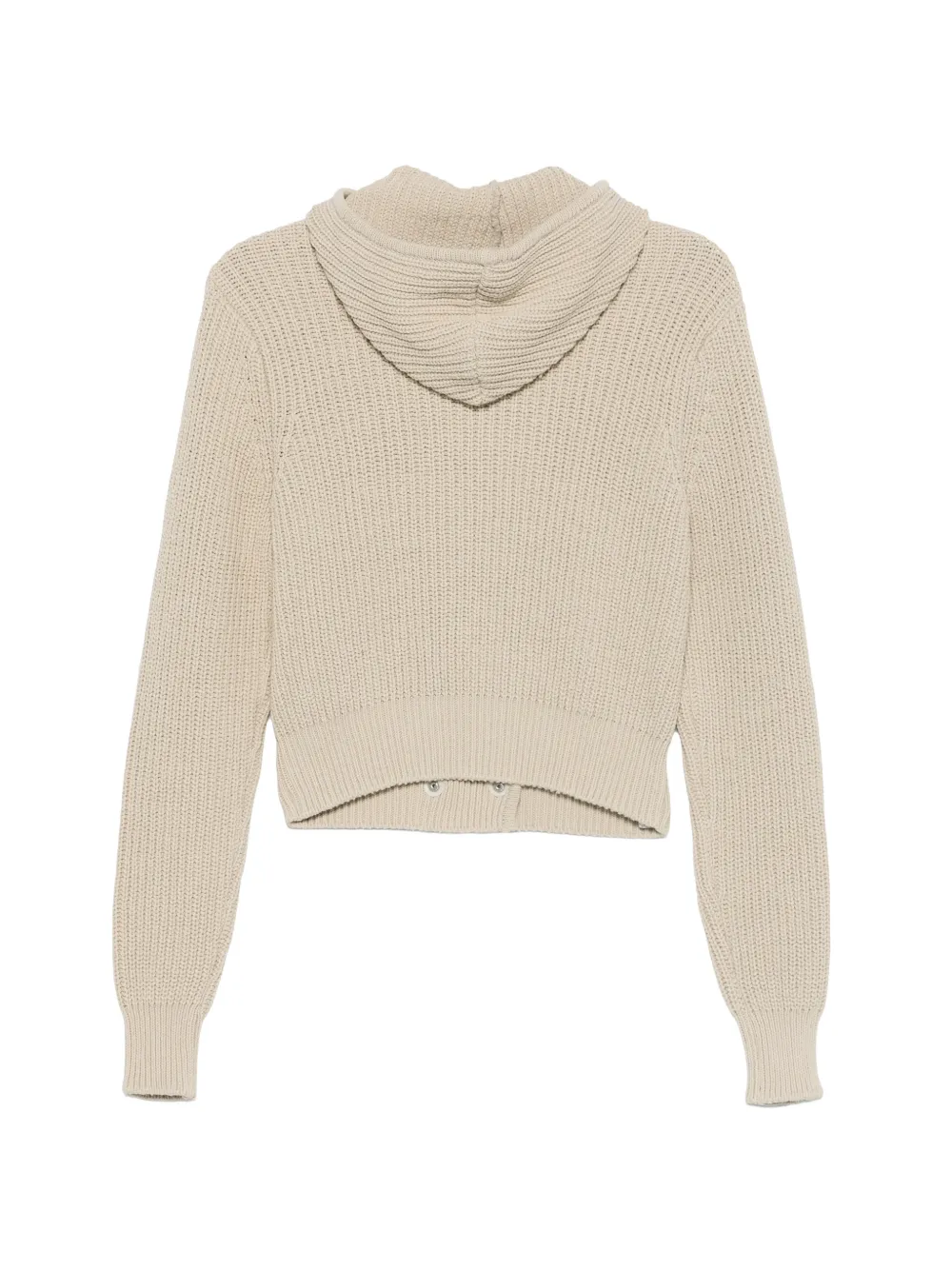 Open Yy Hooded Cardigan - Neutrals 