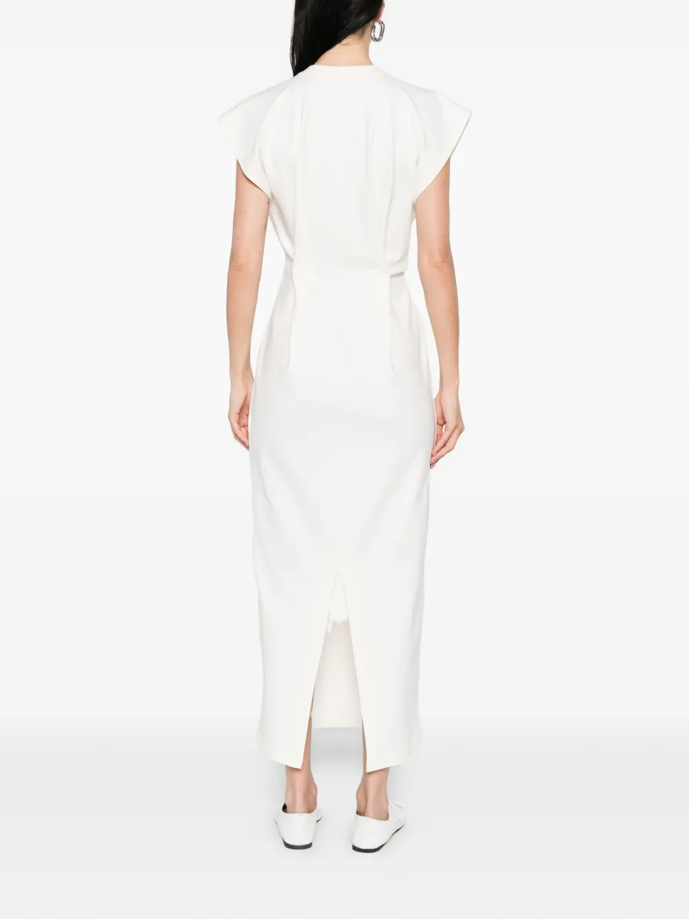 Coperni Verstelbare maxi-jurk Beige