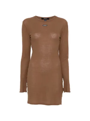 ENTIRE STUDIOS Longsleeve Mini Dress | Green | FARFETCH