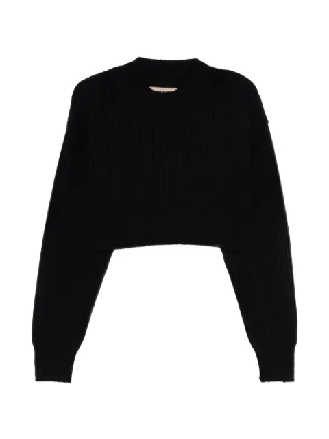 Uma Wang Maglione crop a coste
