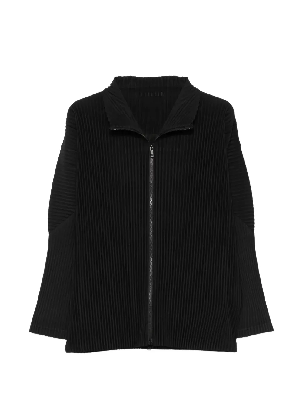 Homme Plissé Issey Miyake plissé-effect zip-up cardigan - Black