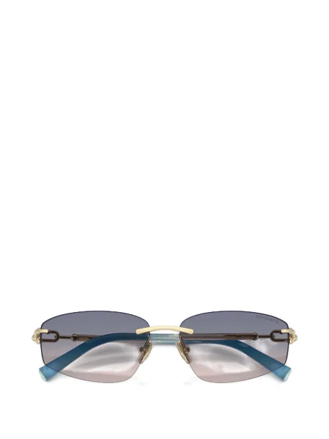 Tiffany & Co. rectangle-frame rimless sunglasses
