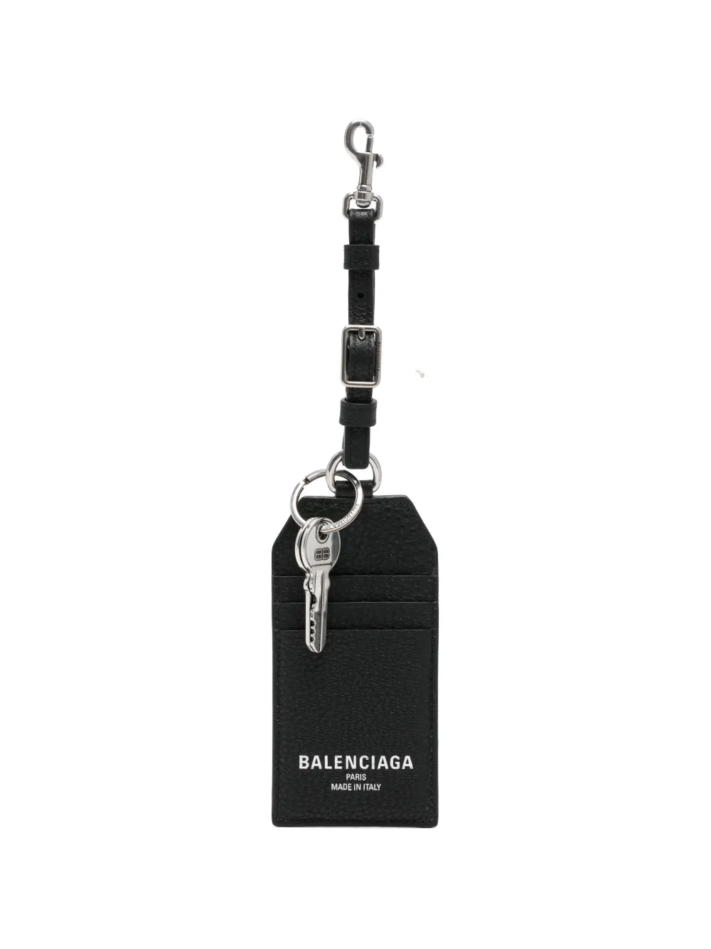 Balenciaga lobster-clasp card holder - Nero