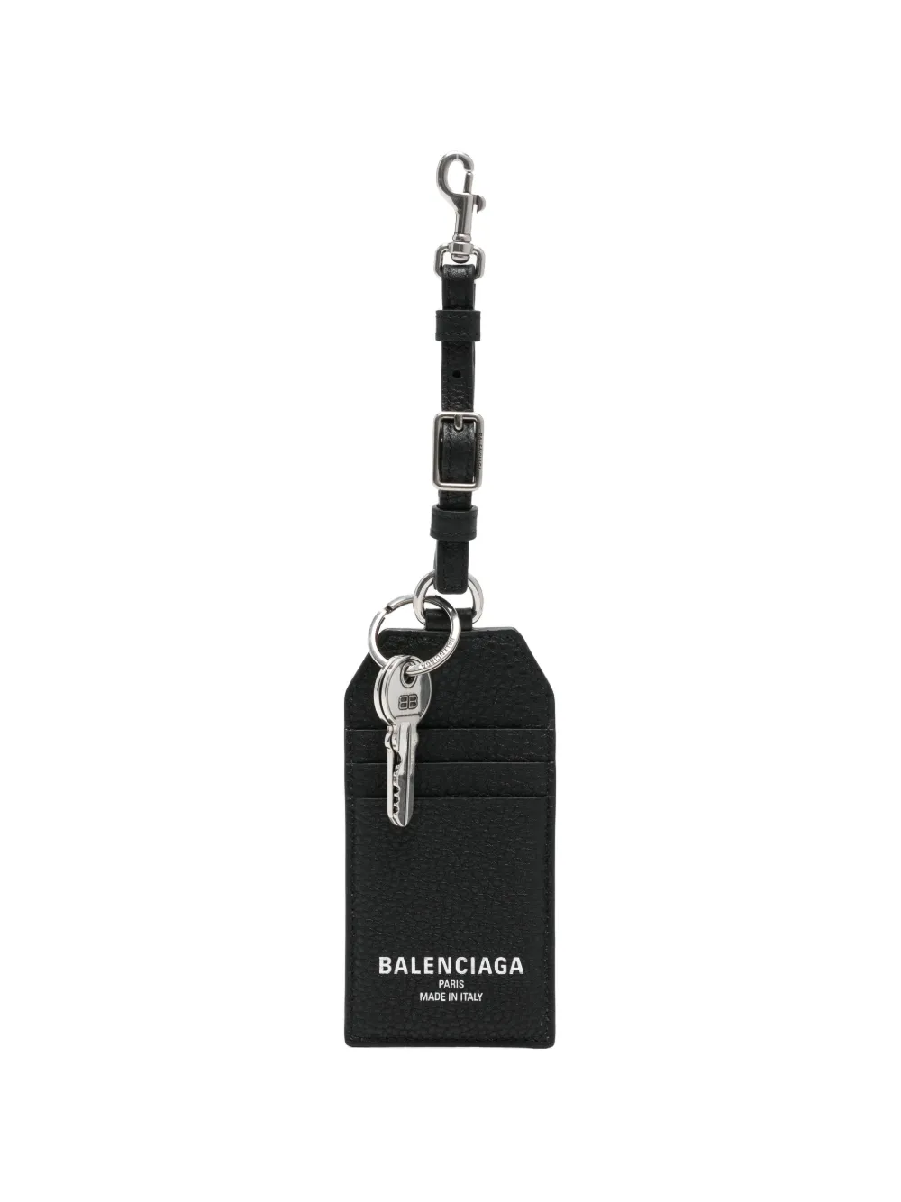 Balenciaga lobster-clasp card holder - Nero