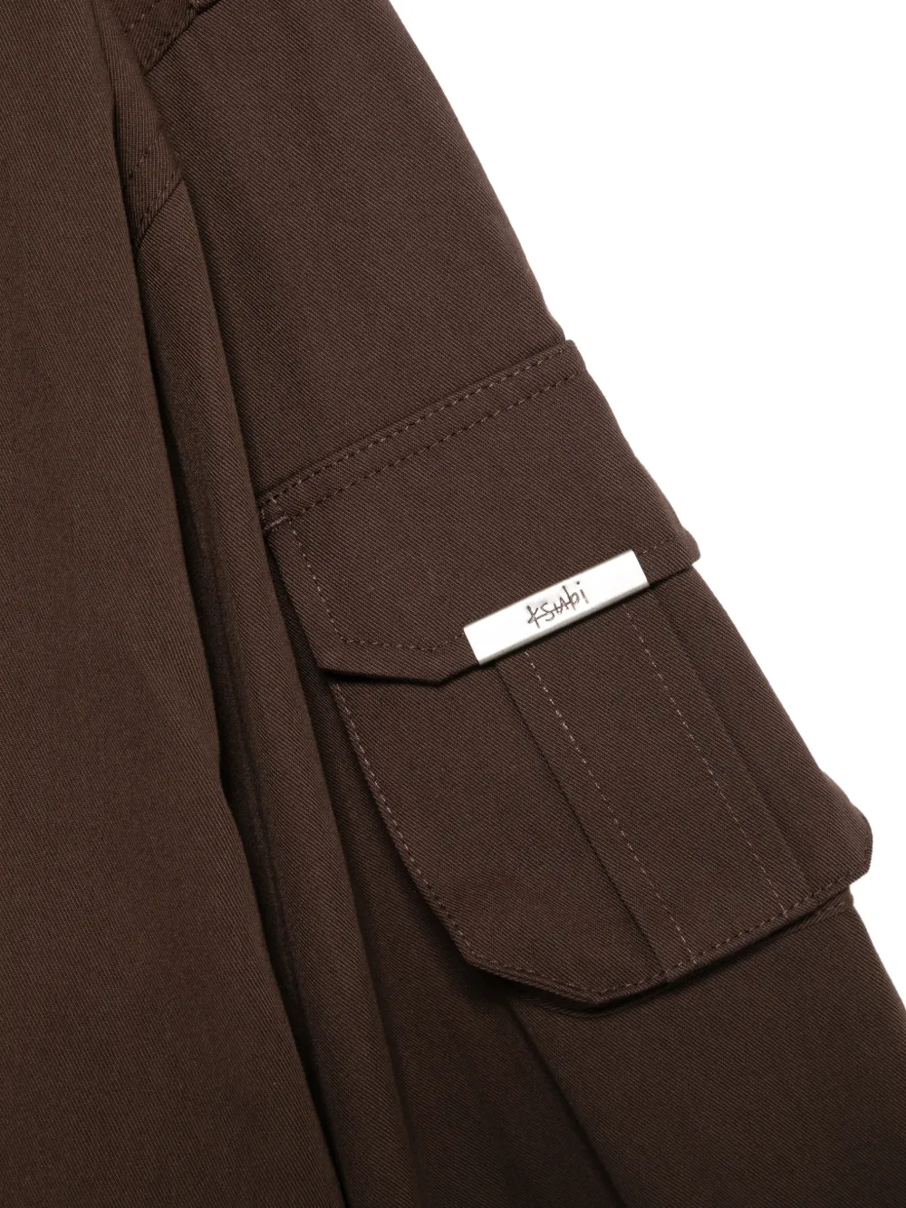  Ksubi Button-up Overshirt - Brown 