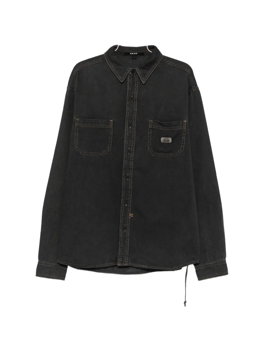 Ksubi Vulture Denim Shirt In Black