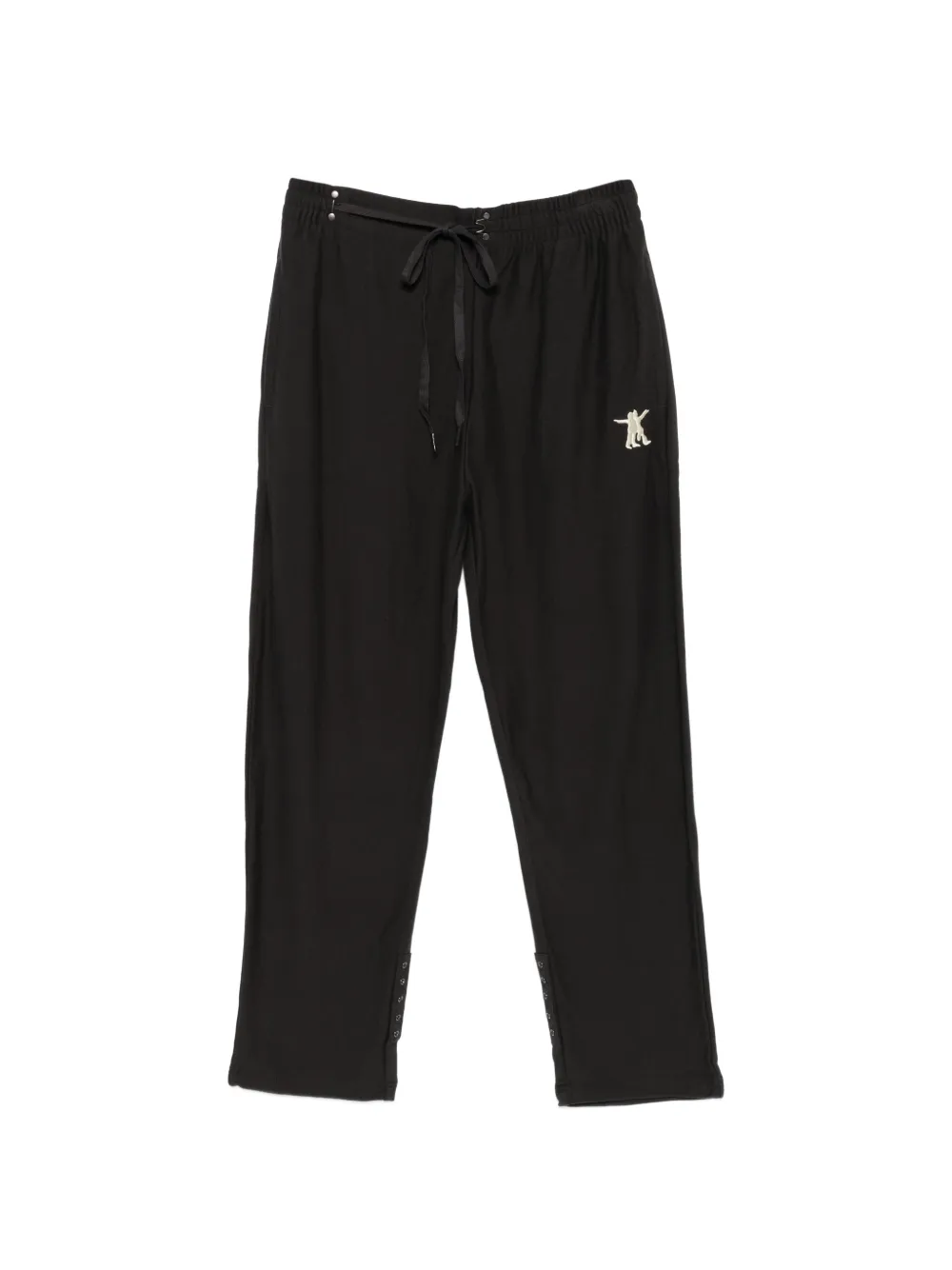Open YY embroidered-logo track pants - Nero