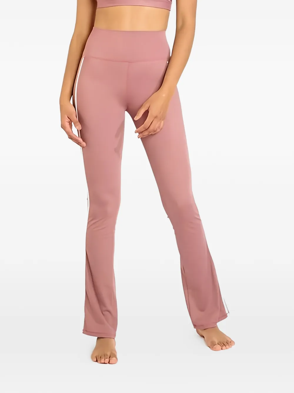 BANANA MOON Wellflow stripe leggings - Rosa