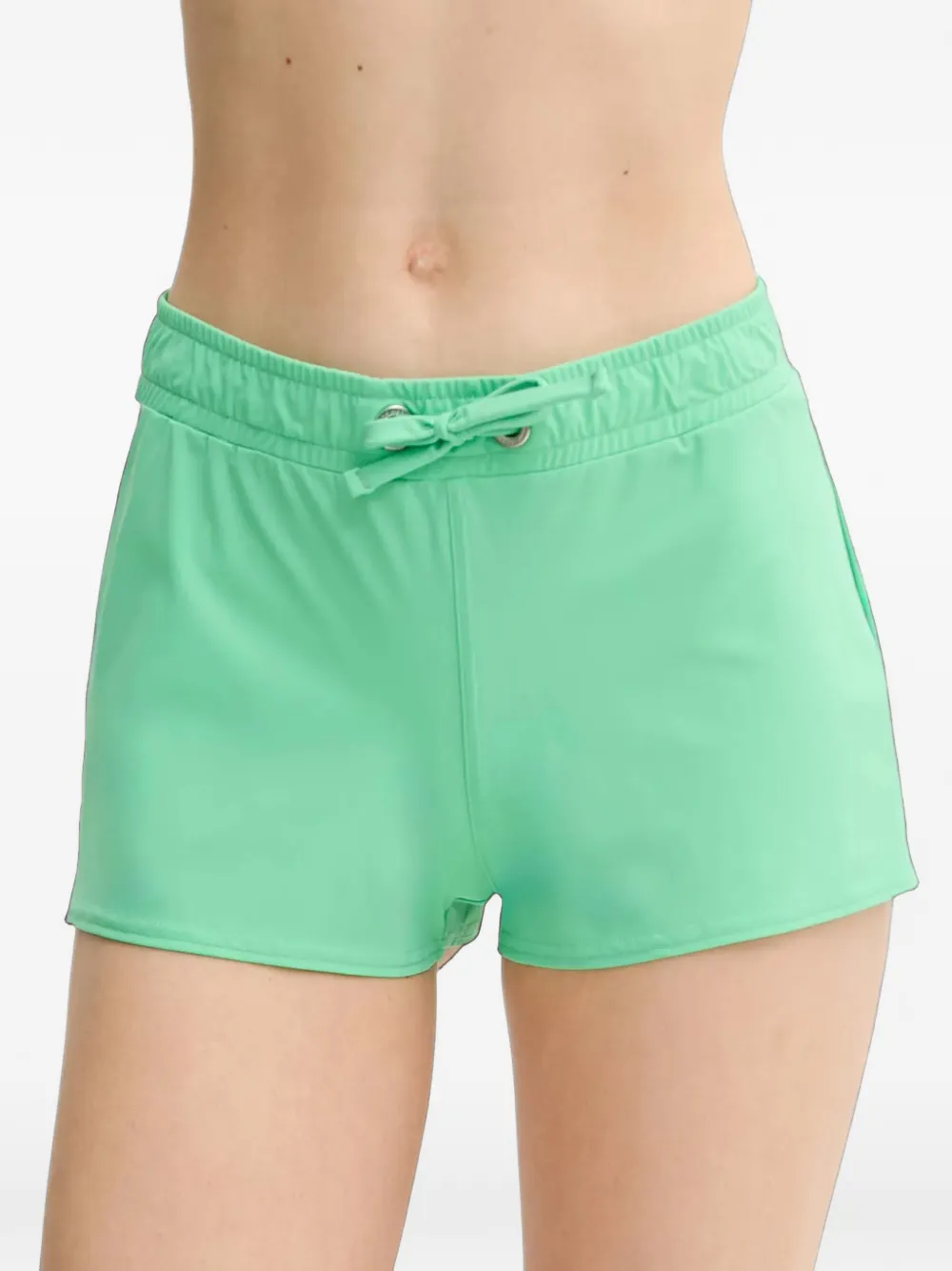 BANANA MOON Tiwi Print drawstring swim shorts - Verde
