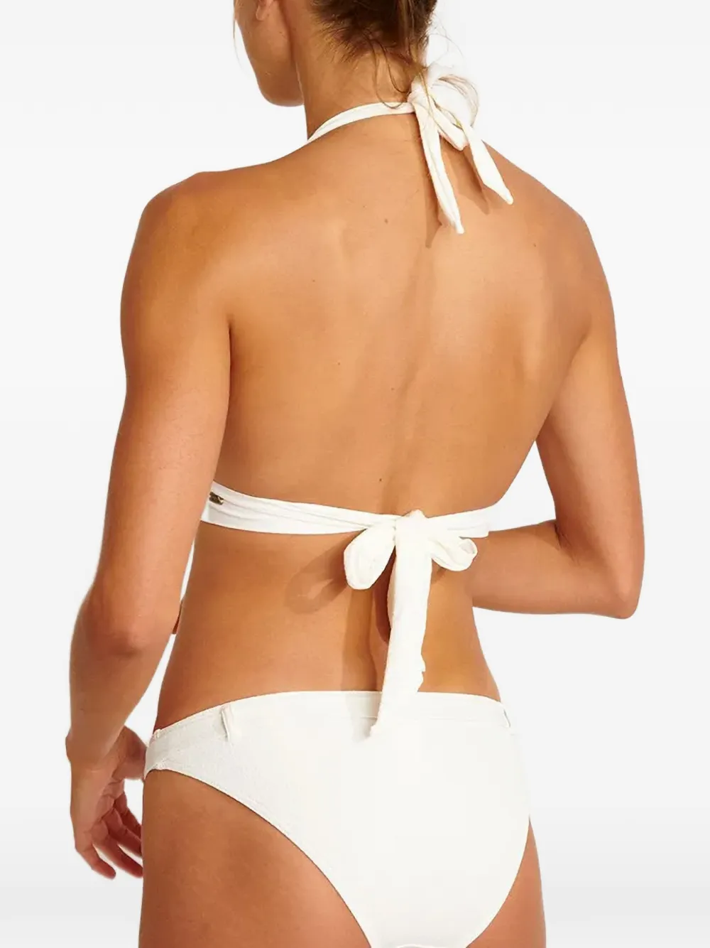BANANA MOON Maho Santafe ring-detail bikini top Wit