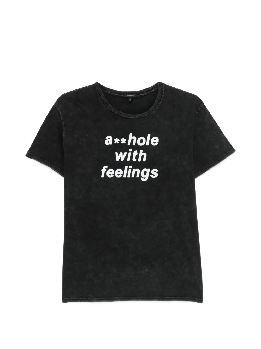 R13 crew-neck graphic T-shirt - Nero