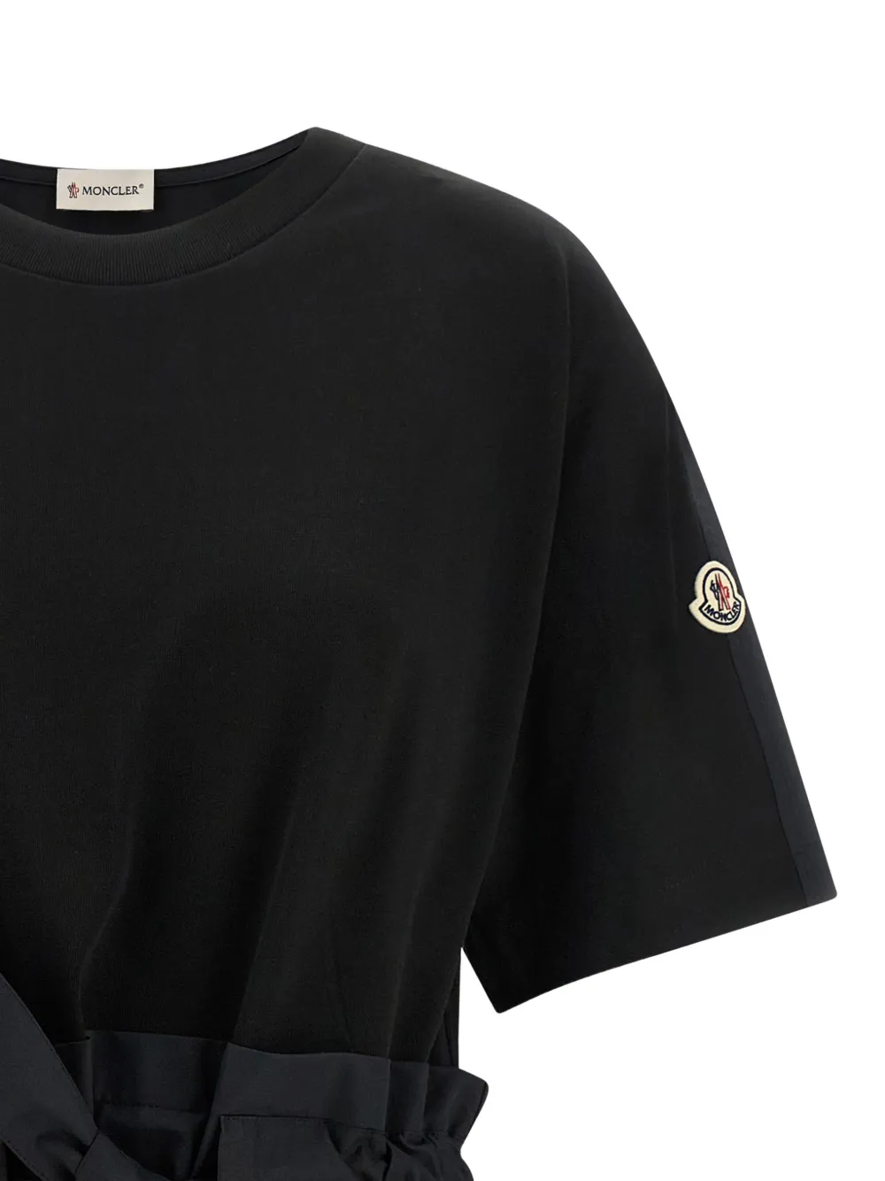 Moncler Mini-jurk met ceintuur Zwart