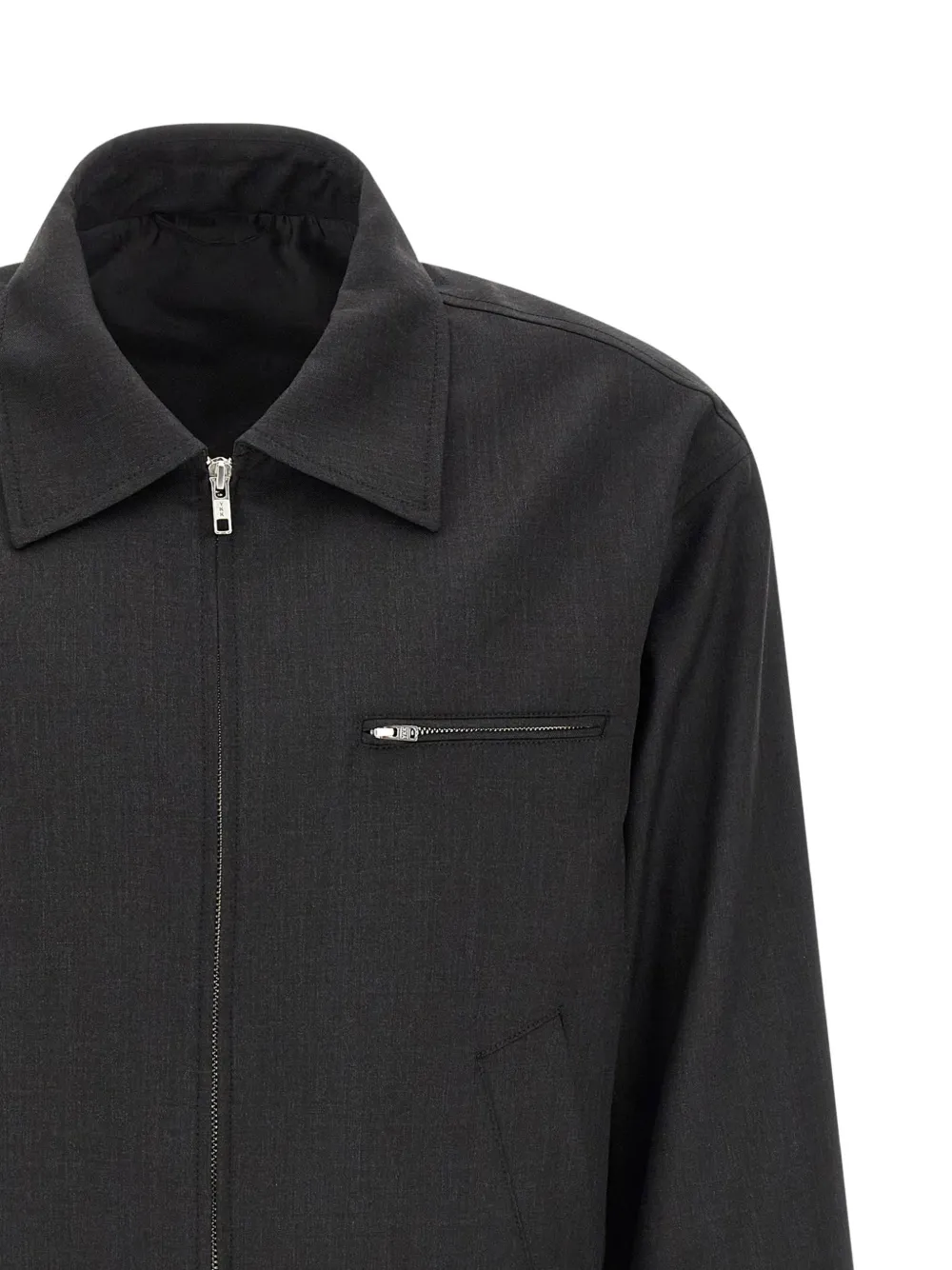 Zip-Detail Jacket