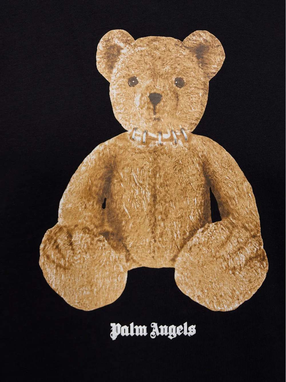 Palm Angels T-shirt met beerprint Zwart