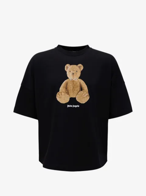 Palm Angels playera con oso estampado