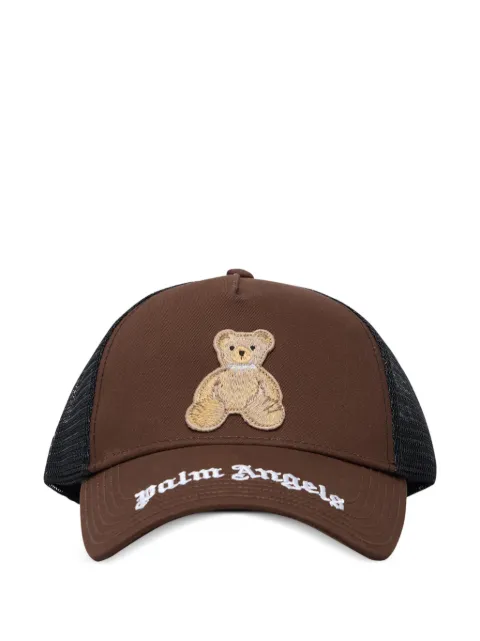 Palm Angels bear embroidered hat