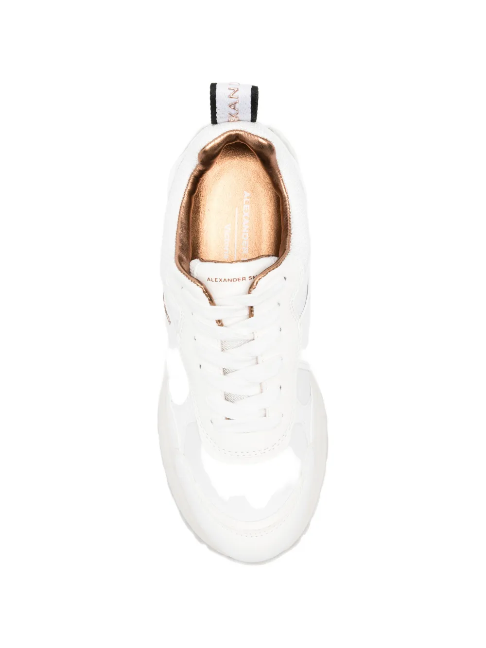 Alexander Smith Victoria leather sneakers Wit