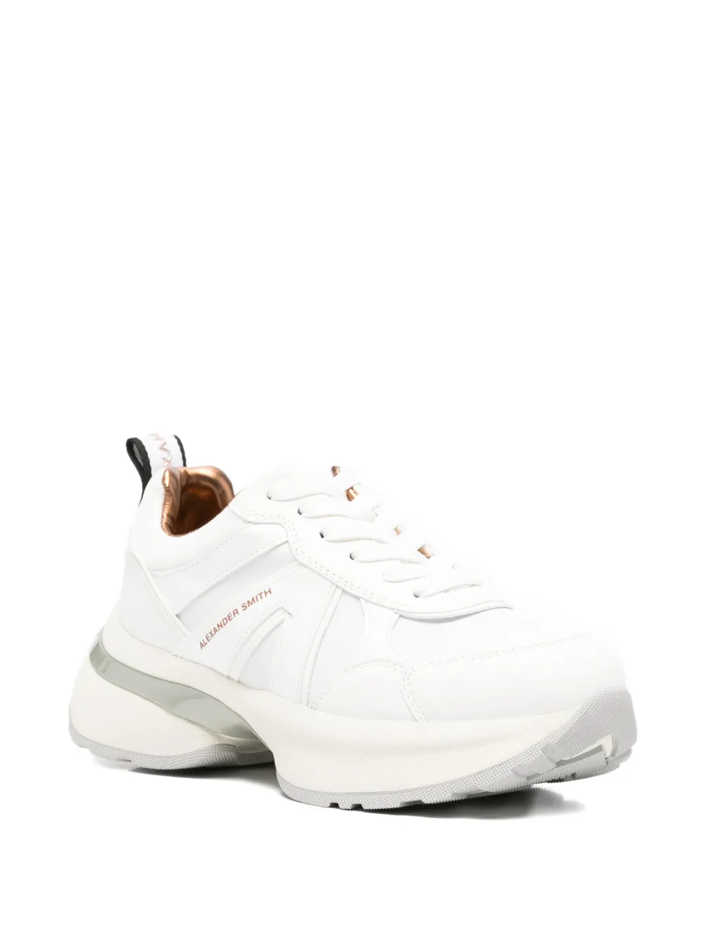 Alexander Smith Victoria leather sneakers Wit