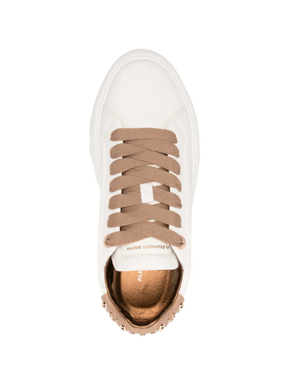 Alexander Smith Soho leren sneakers Beige