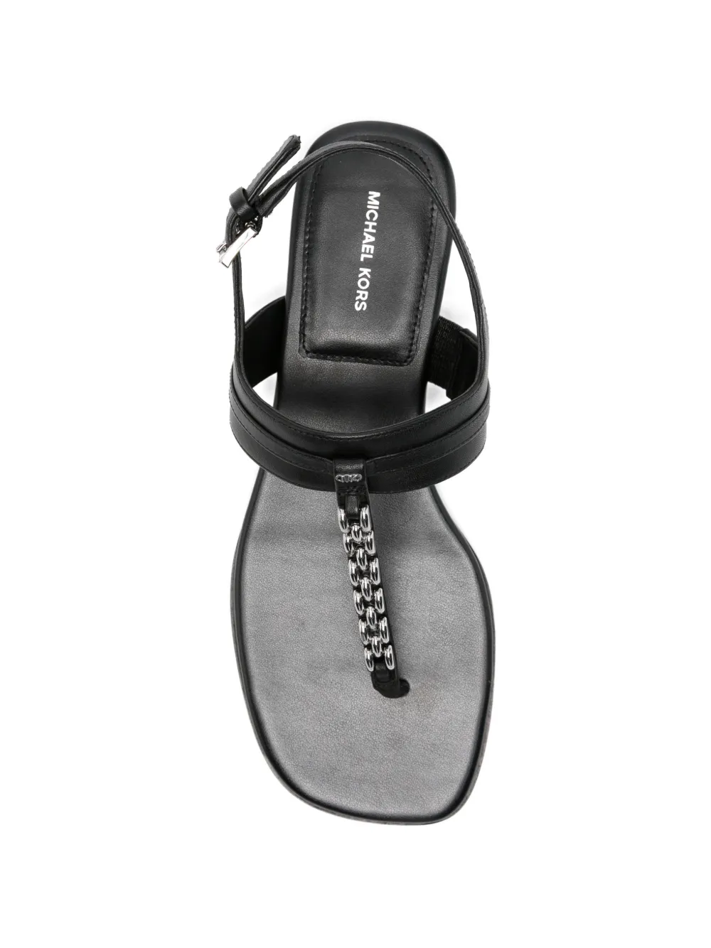 Michael Kors Marcia sandalen met kettingdetail Zwart