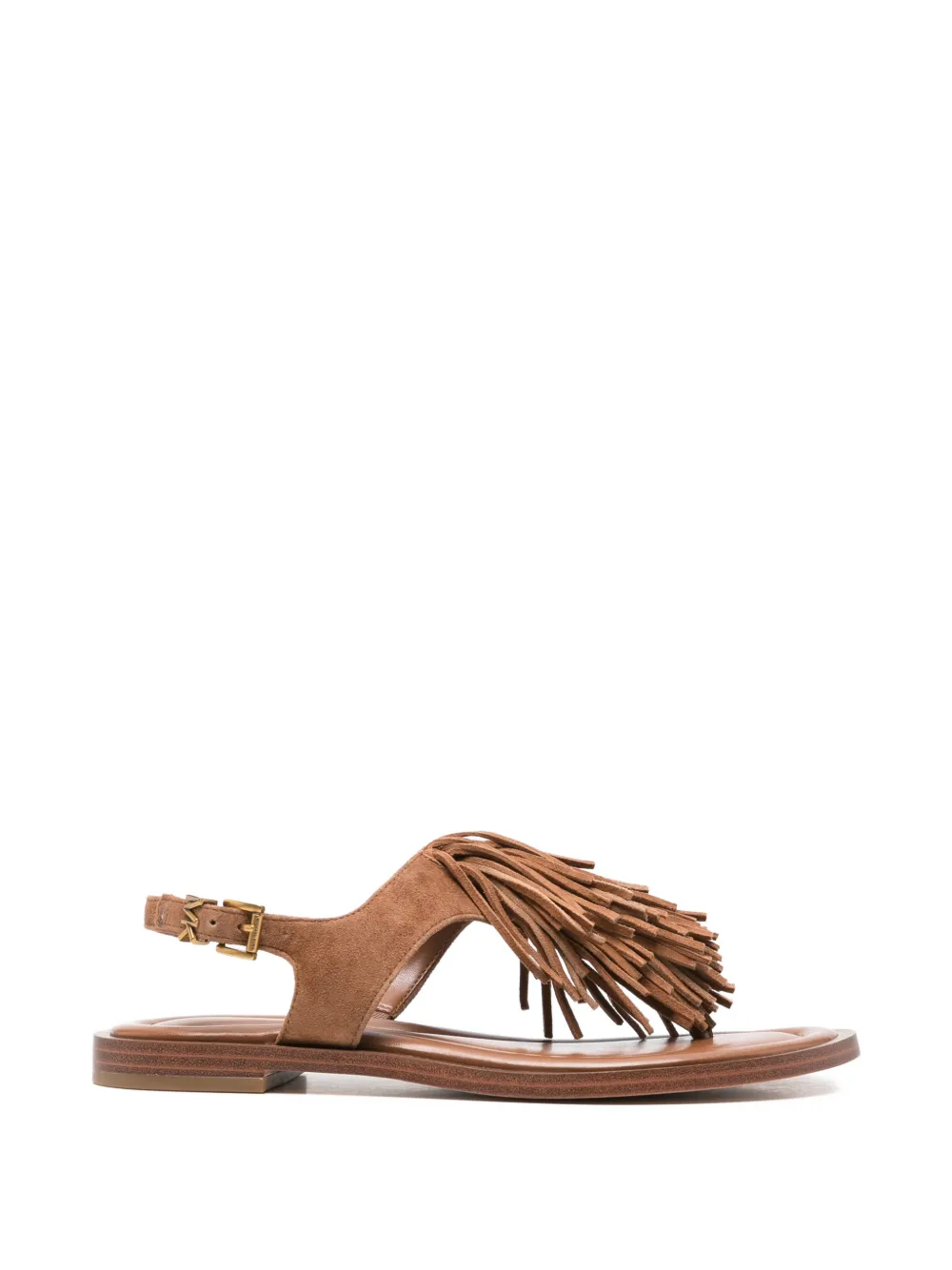 Michael Kors Indra sandalen met franje Bruin