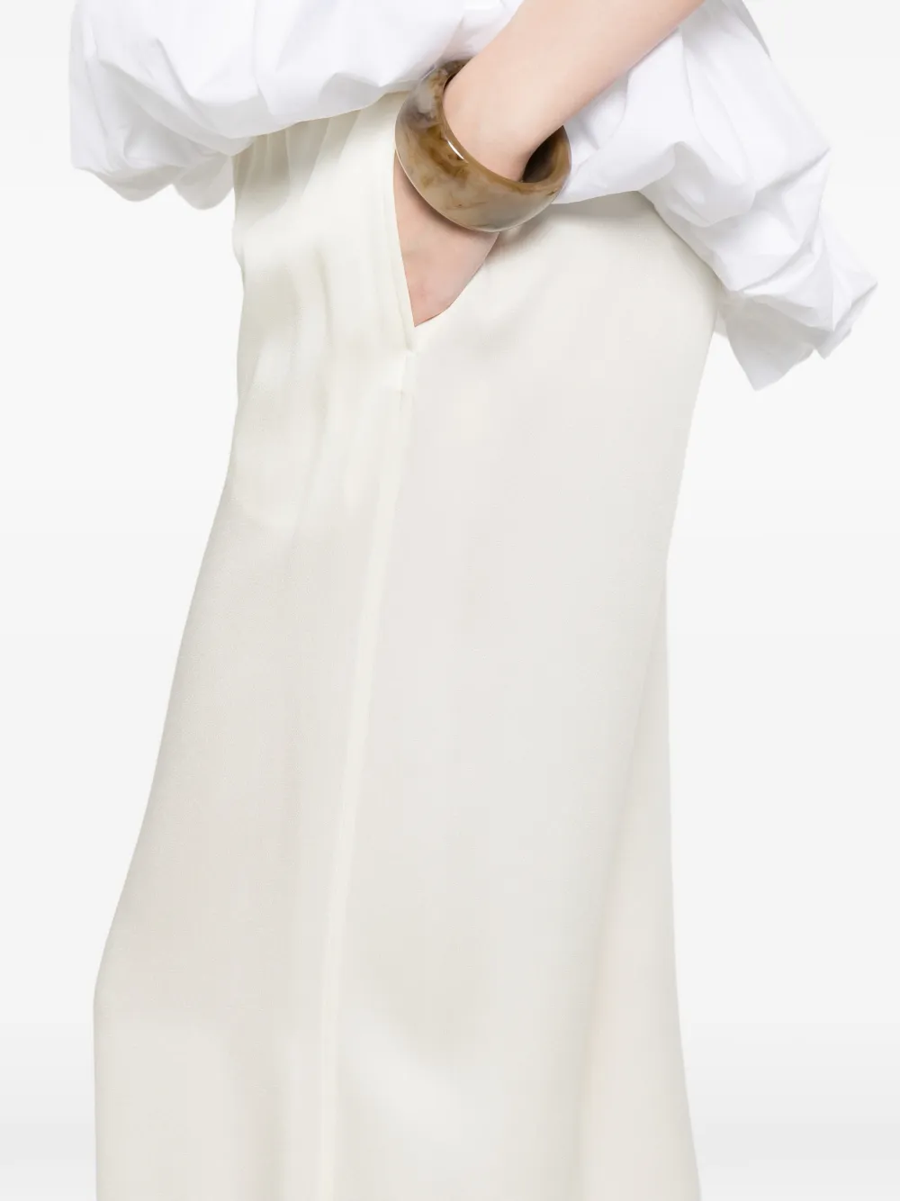 Fabiana Filippi Broek met wijde pijpen Beige