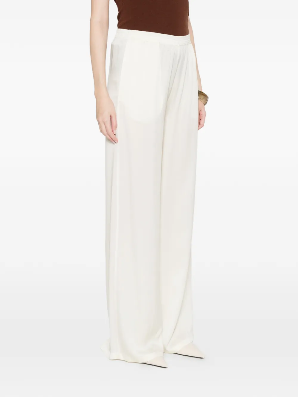 Fabiana Filippi Broek met wijde pijpen Beige