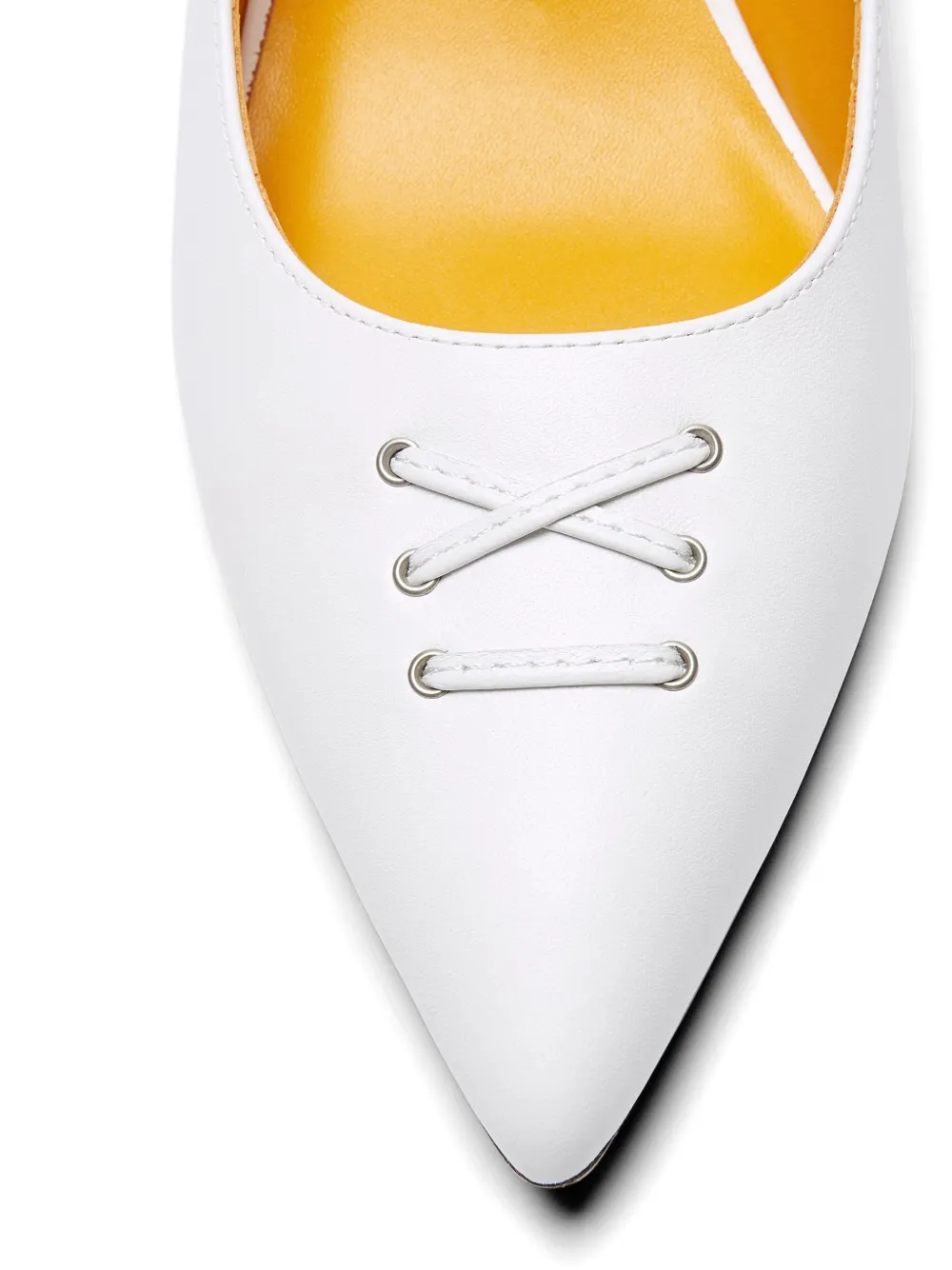 LILI CURIA Evelyn pumps met veters Wit