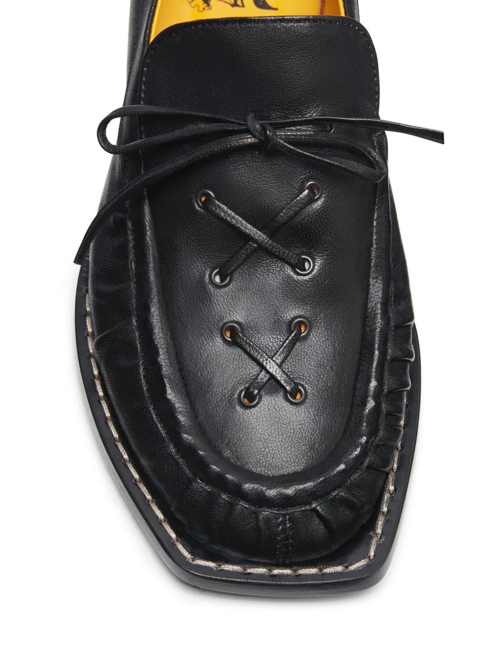 LILI CURIA Beau loafers met veters Zwart