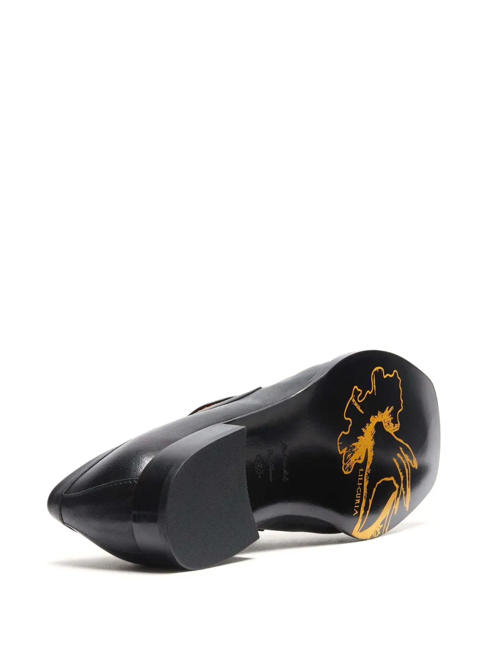 LILI CURIA Beau loafers met veters Zwart