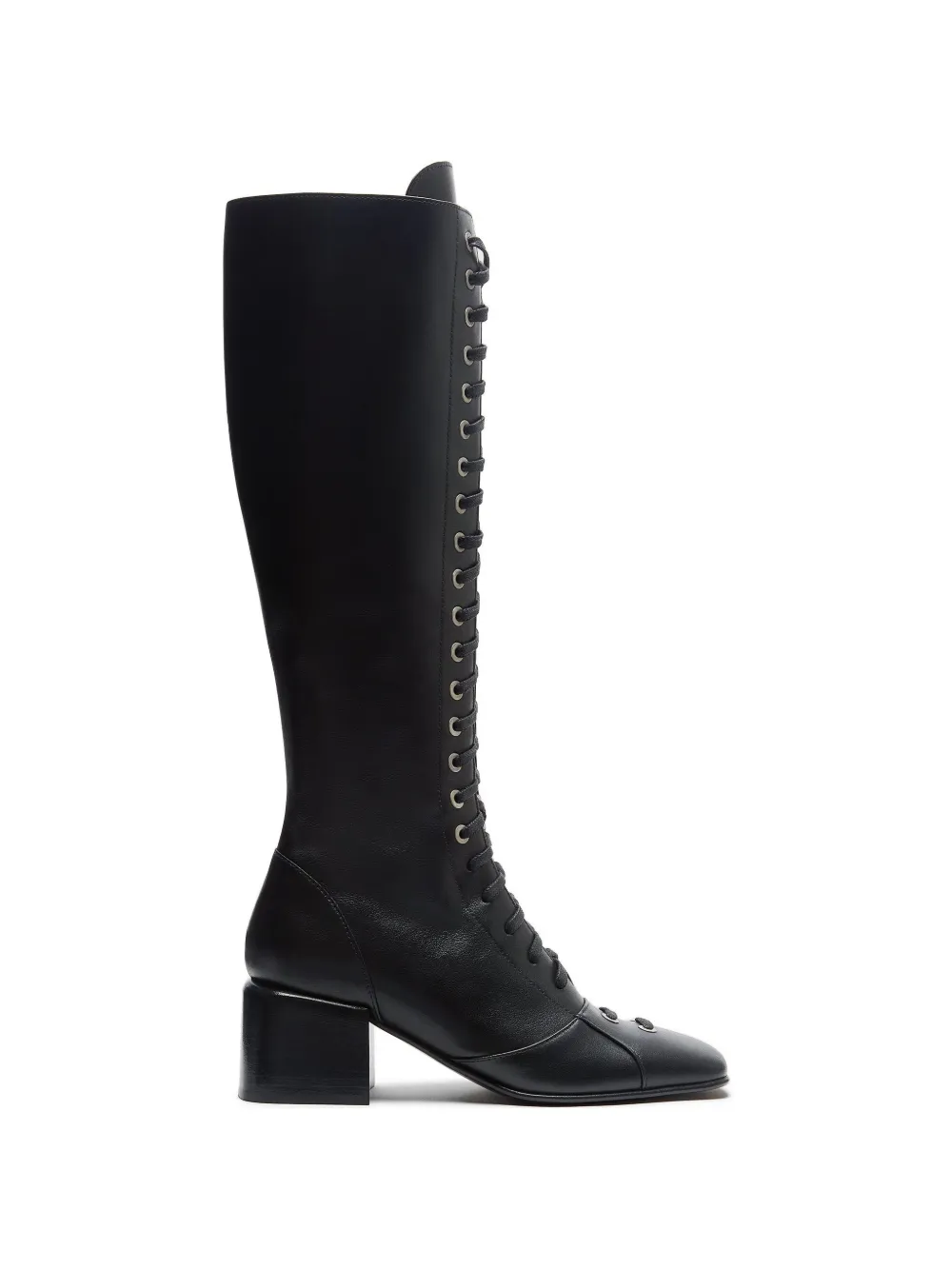 Lili Curia Isadora Lace-up Isadora Boots In Black
