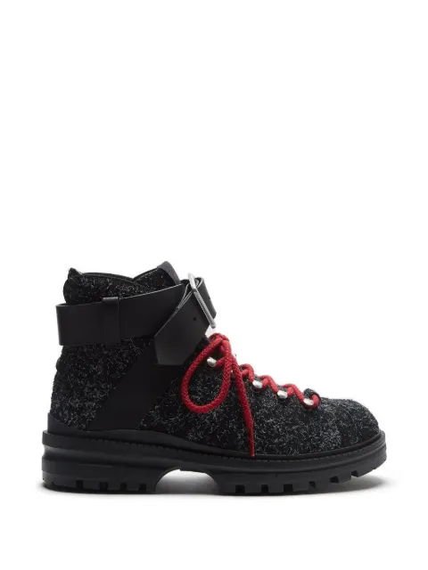 LILI CURIA Kitt lace-up buckle boots