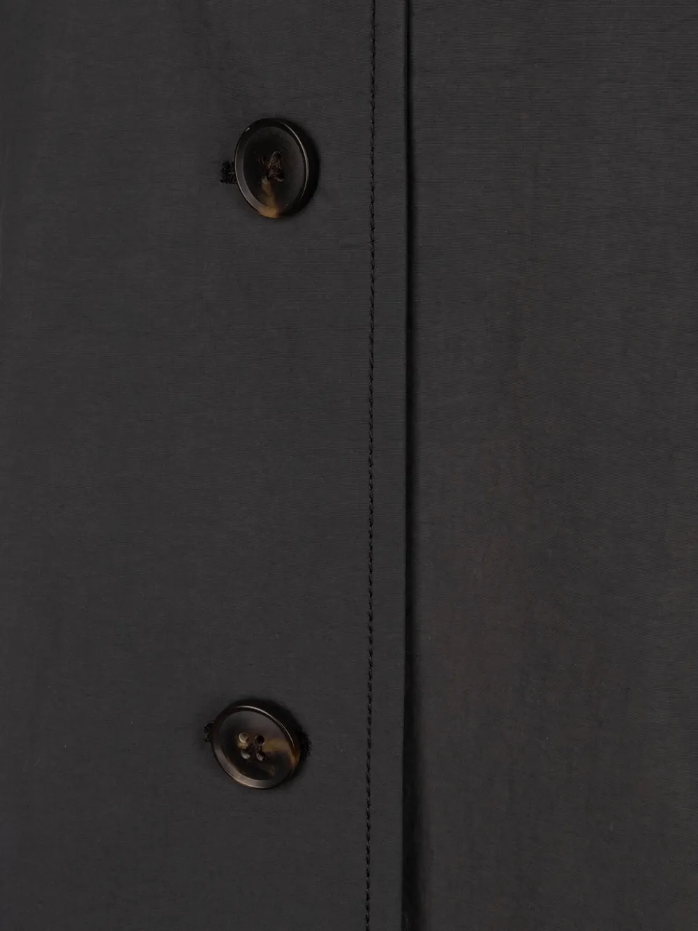  Paul Smith Button Cuff Trench - Black 