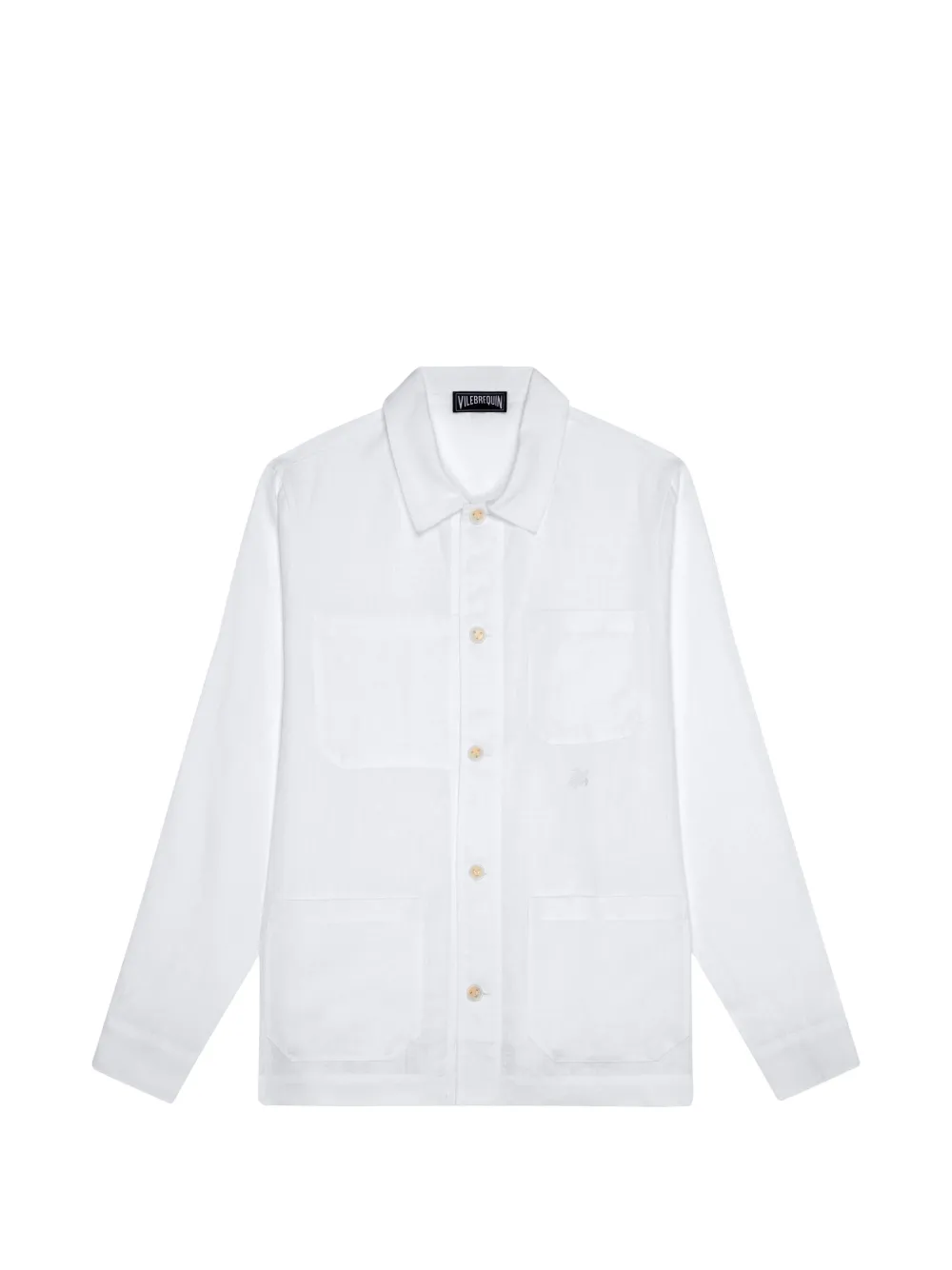 Vilebrequin patch-pocket overshirt - White
