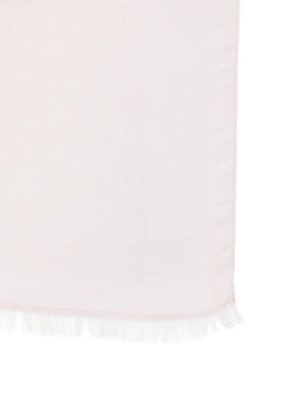 Emporio Armani Sjaal met franje Roze